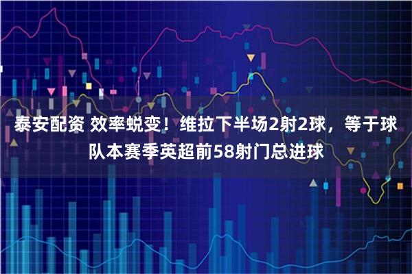 泰安配资 效率蜕变！维拉下半场2射2球，等于球队本赛季英超前58射门总进球