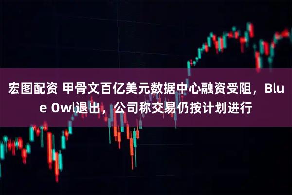 宏图配资 甲骨文百亿美元数据中心融资受阻，Blue Owl退出，公司称交易仍按计划进行