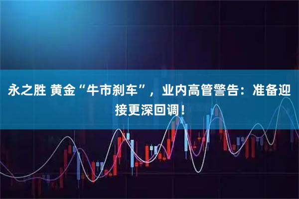 永之胜 黄金“牛市刹车”，业内高管警告：准备迎接更深回调！